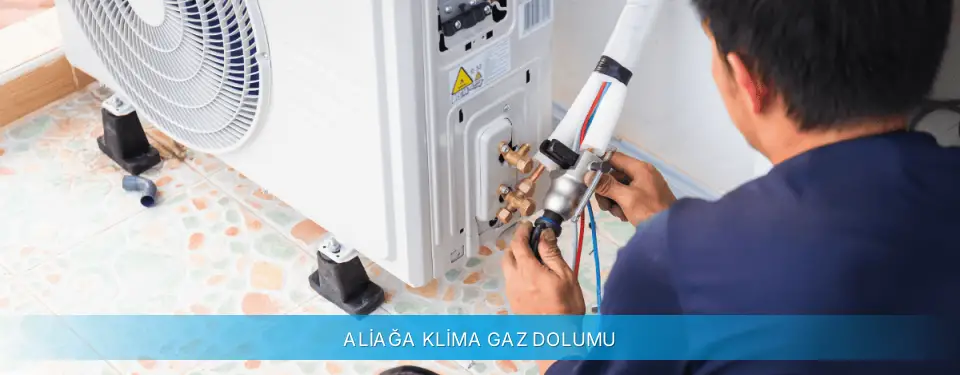 Aliağa İlçemi Midea Klima Gaz Dolumu